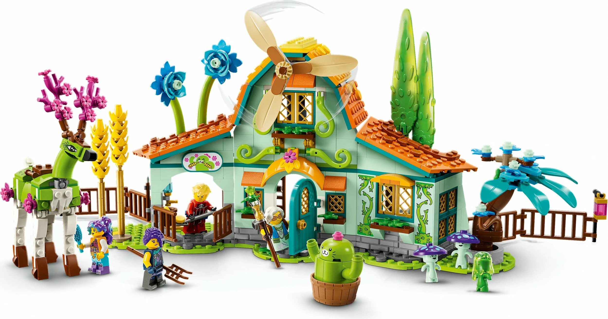 Set gradnje Stable of Dream Creatures, LEGO, 681 kosov, večbarven