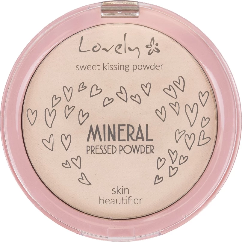 Kompaktna mineralna pudra, prosojna, 10 g, Lovely Mineral Pressed Powder