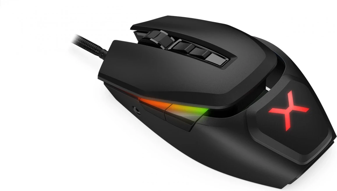 Gaming miška CROSS BOT RGB, Krux, črna