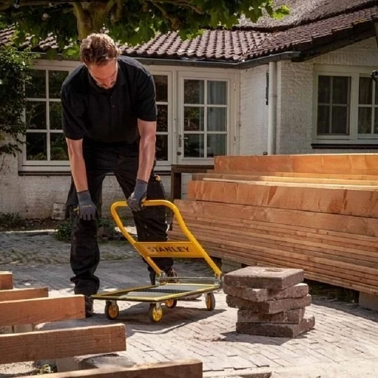 Platformna voziček STANLEY SXWT-PC527, jeklo, 150 kg, rumen