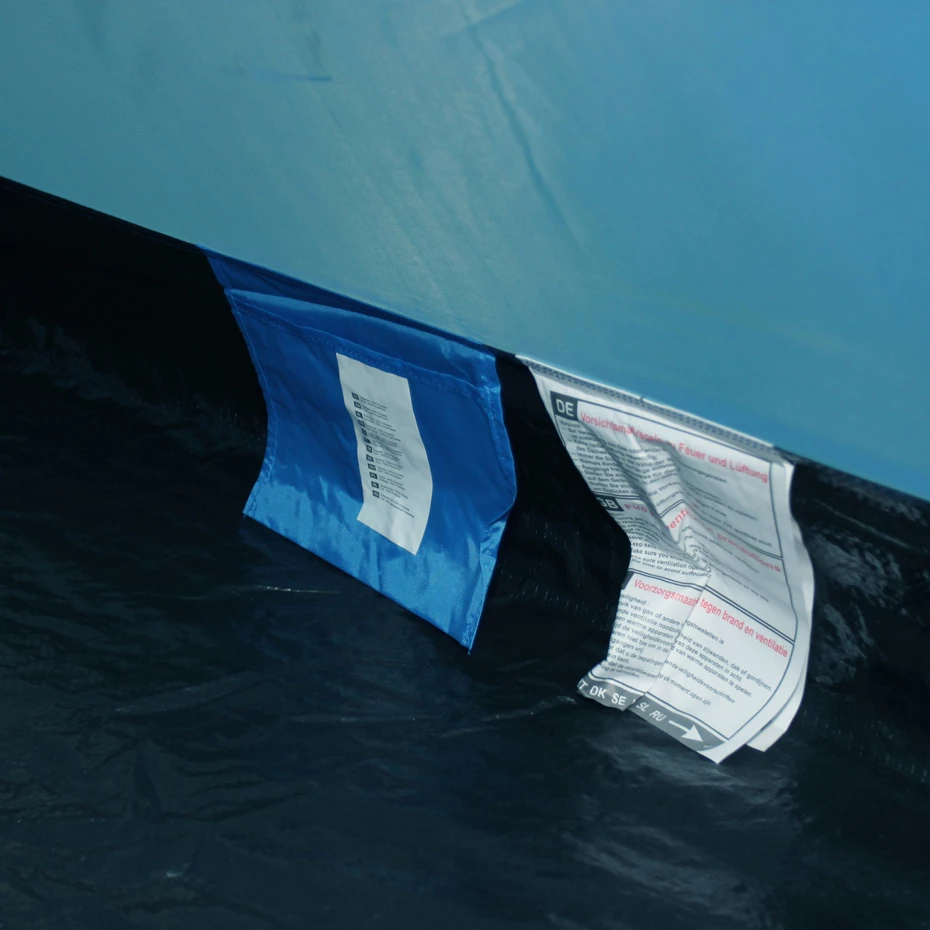 Tenda za 3 osebe High Peak, modro-siva