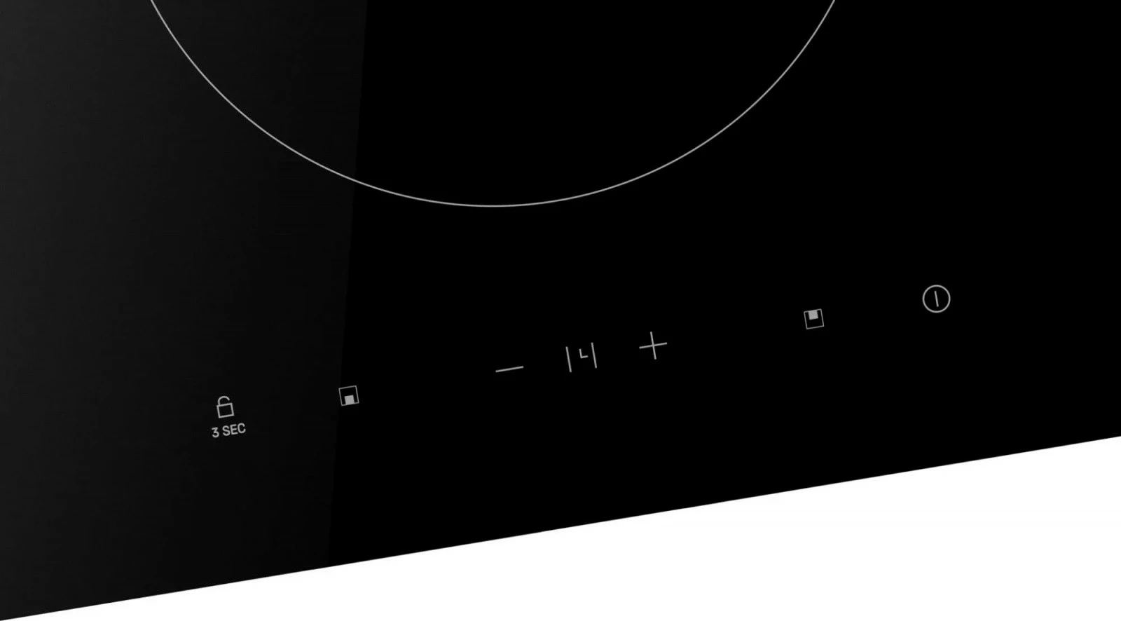 Indukcijska kuhalna plošča Amica PI3520U, 2 območji, 30 cm, 3,7 kW, upravljanje na dotik, vgradna raven, črna