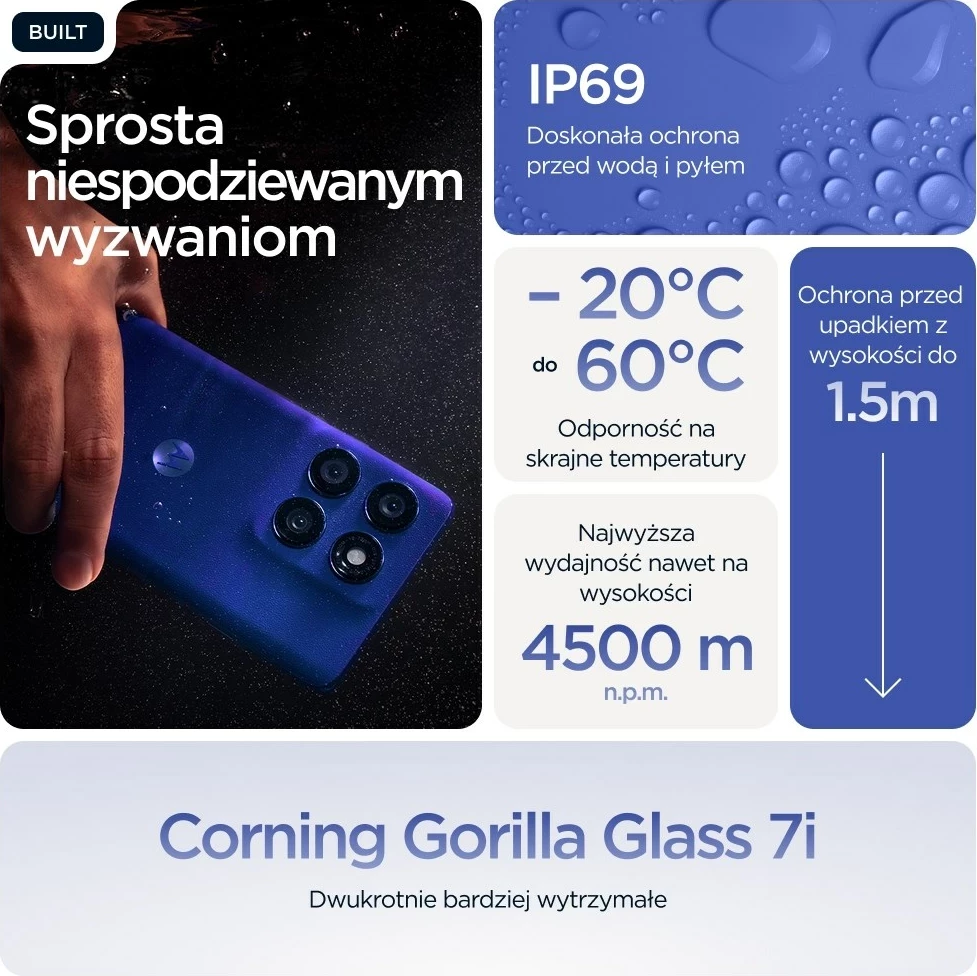 Pametni telefon Motorola edge 60 pro, 6.67", 12 GB RAM, 512 GB, moder