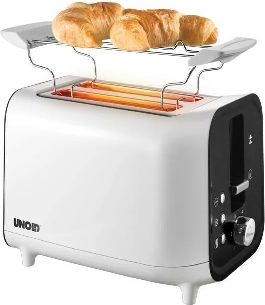 Toster, 2 rezini, 700 W, bel/črn UNOLD 38410