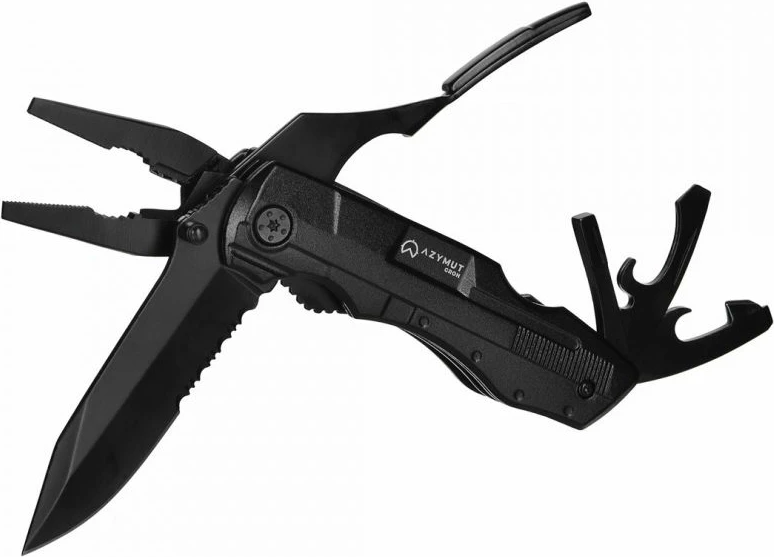 Večnamensko orodje Azymut, za turizem, črn