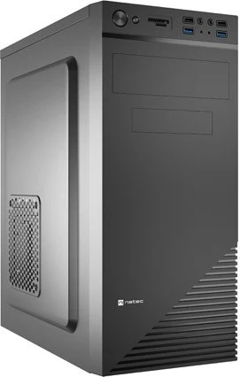 Kompjuterska kaseta NATEC ENCLOSURE CABASSU G2, MIDI TOWER, črna