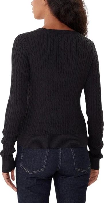 Pletenina za ženske Tommy Hilfiger Jeans, črna
