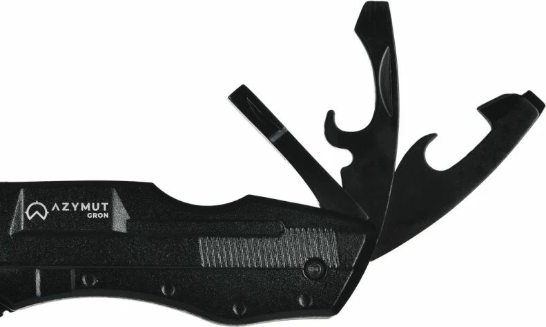 Večnamensko orodje Azymut, za turizem, črn