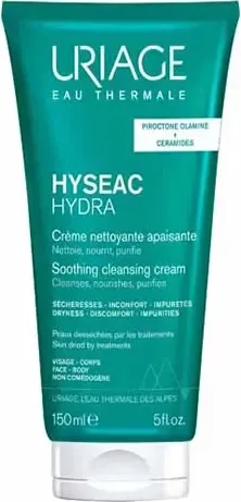Čistilna krema za obraz in telo Uriage Hyseac, 150 ml