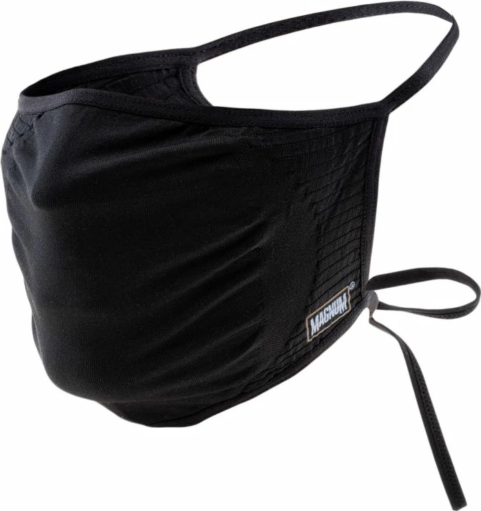 Brezšivna maska Magnum, črna