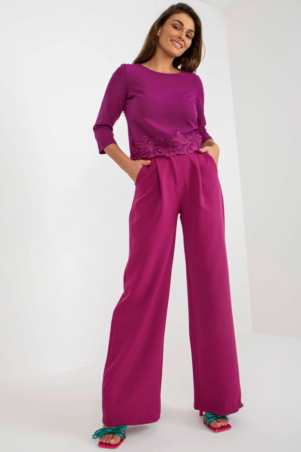 Elegantna ženska bluza Lakerta 216206, vijolična