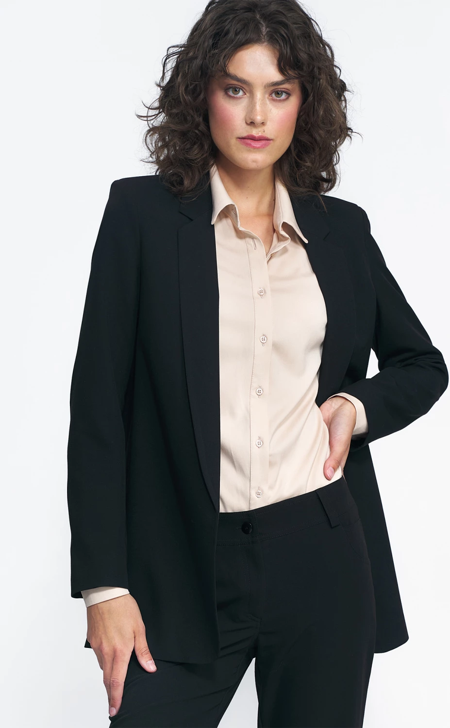 Blazer za ženske Nife 216877, črn