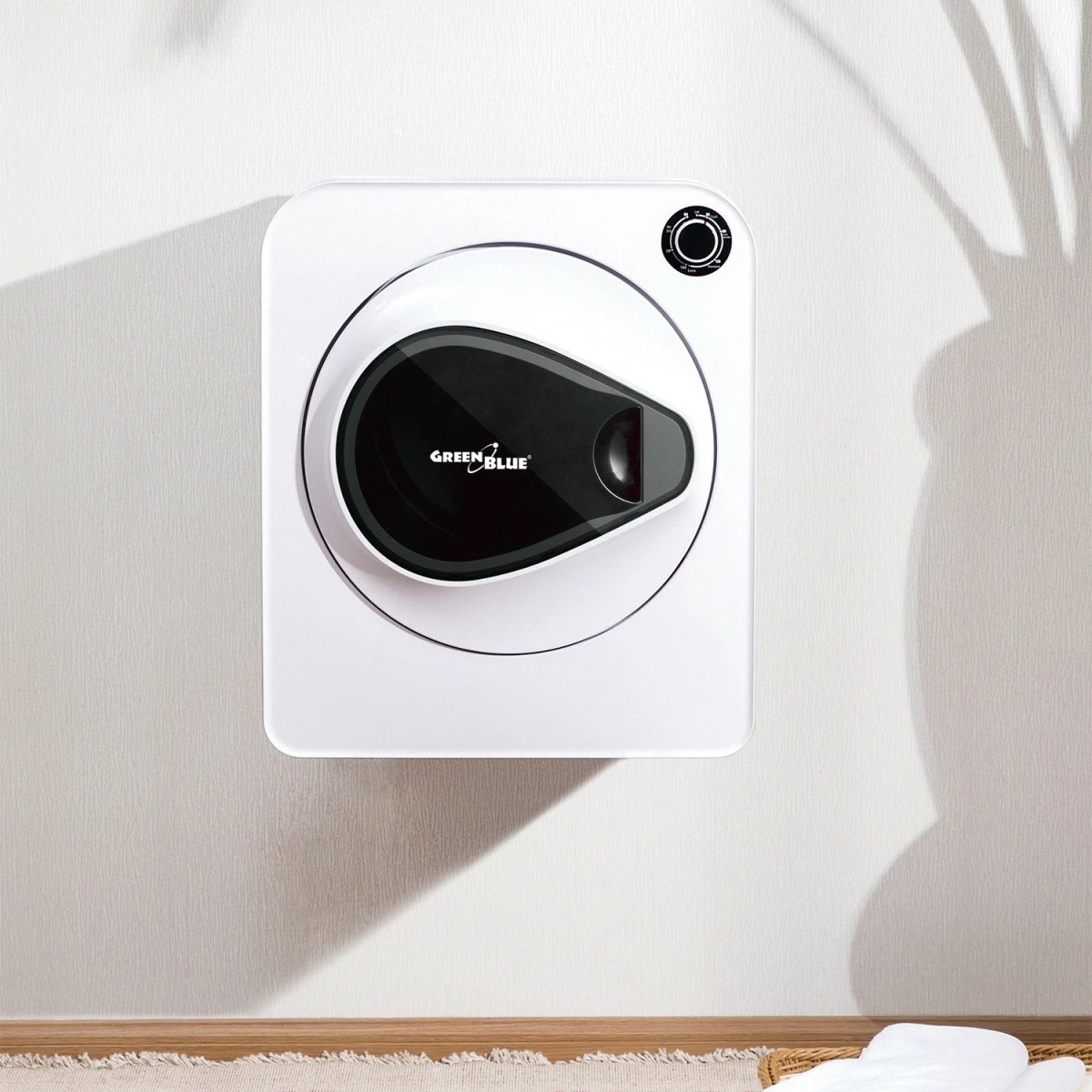 Sušilnik za perilo GreenBlue GB405, 3 kg, 830 W, bel