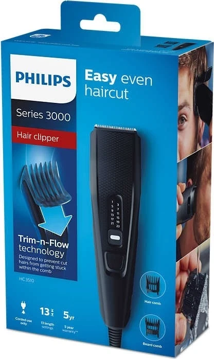 Stroj za striženje las Philips, črn