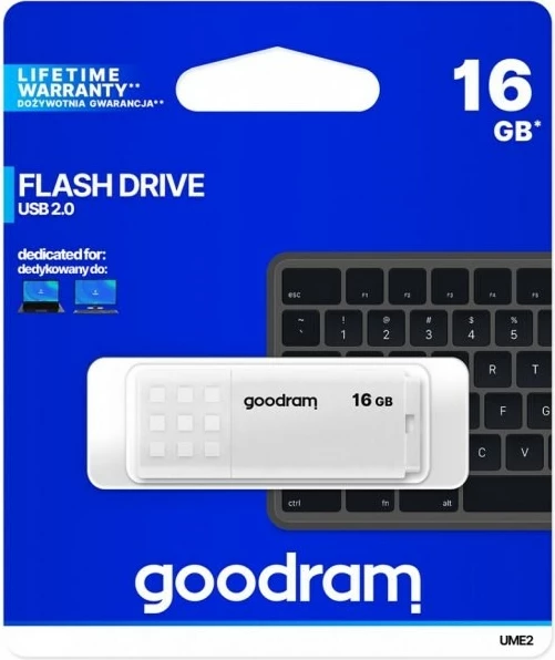 USB, Goodram UME2, USB-A, 16 GB
