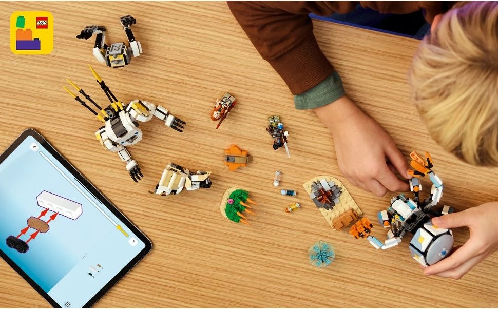 Set gradnje Horizon Adventures 77037, Aloy & Varl proti Shell-Walker & Sawtooth, 768 kosov, večbarven