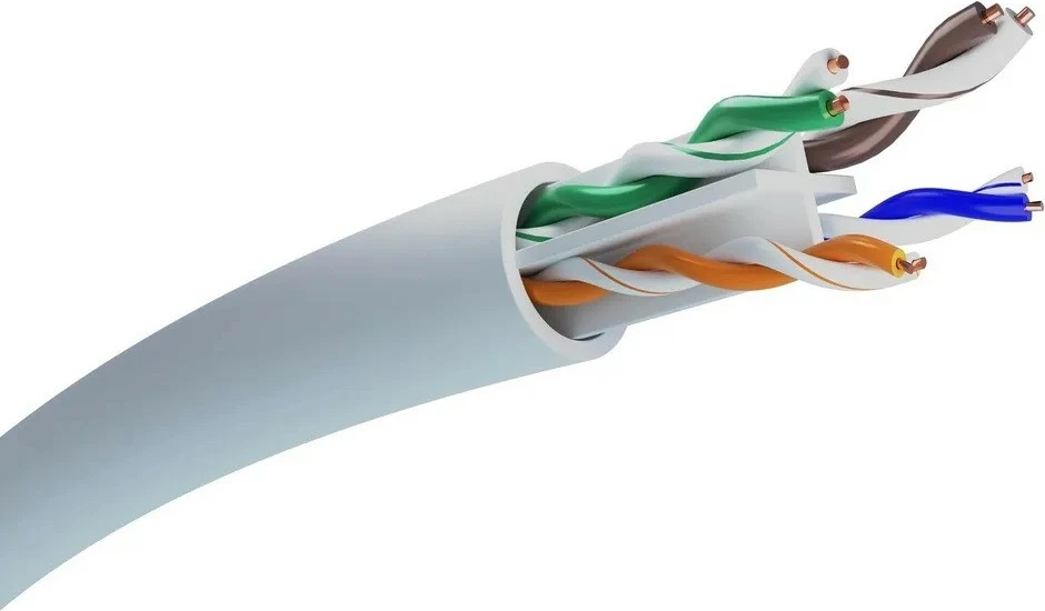 Omrežni kabel CAT6 UTP, 25 m, siva, Extralink