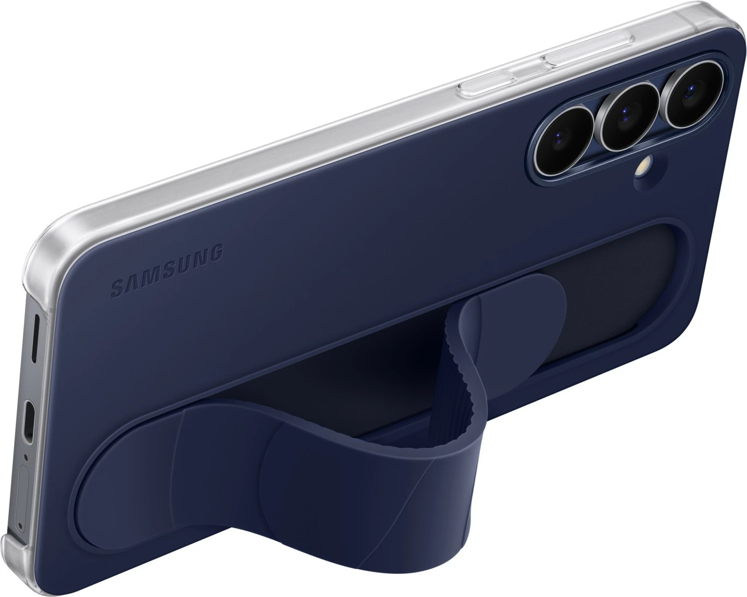 Ovitek za telefon Standing Grip Cover, Samsung Galaxy S25 FE, temno moder Ovitek za telefon Standing Grip Cover, Samsung Galaxy S25 FE, temno moder