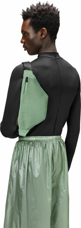 Brezvodna torbica za okoli pasu Mesh Mini Haze, Rains, unisex, zelena