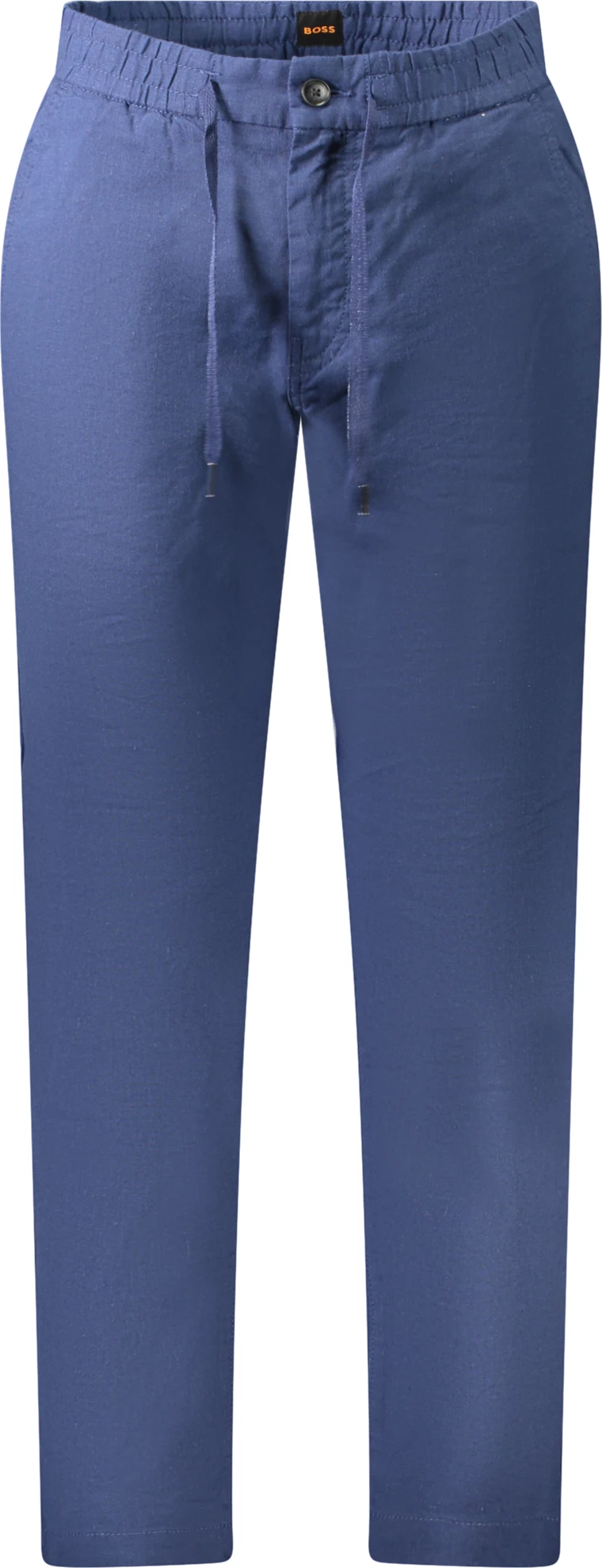 Hlače BOSS za moške, modre