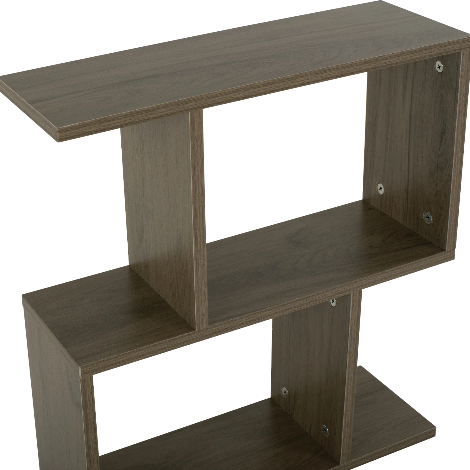 Stranska miza s prostori za shranjevanje FH8881.12 melamin v olivno sivi barvi 50x17x56H cm