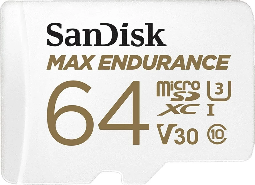 Kartica pomnilnika SanDisk Max Endurance 64 GB MicroSDXC, bela
