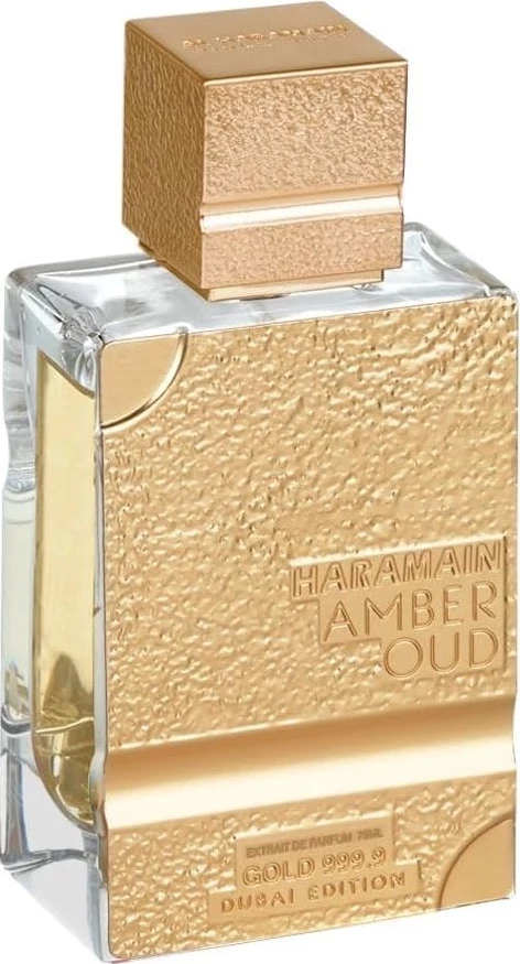 Eau de Parfum z orientalsko sadno-sladko aromo, Al Haramain Amber Oud Gold 999.9 Dubai Edition 100 ml