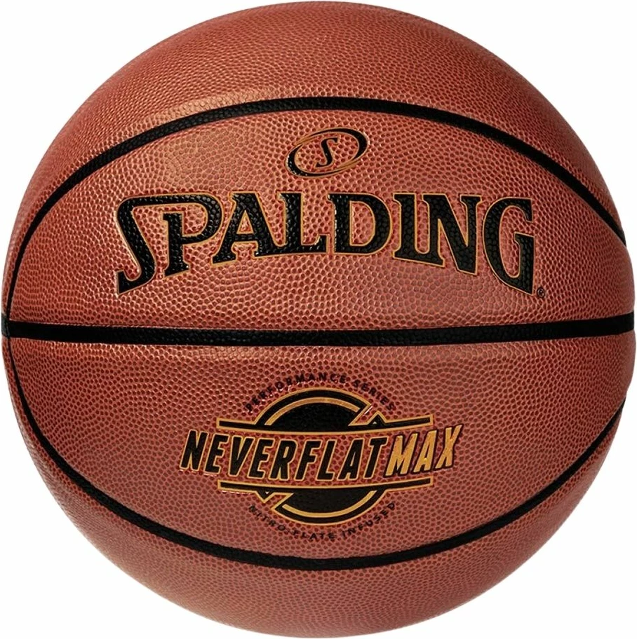 Košarkaška žoga Spalding Neverflat Max, rjava