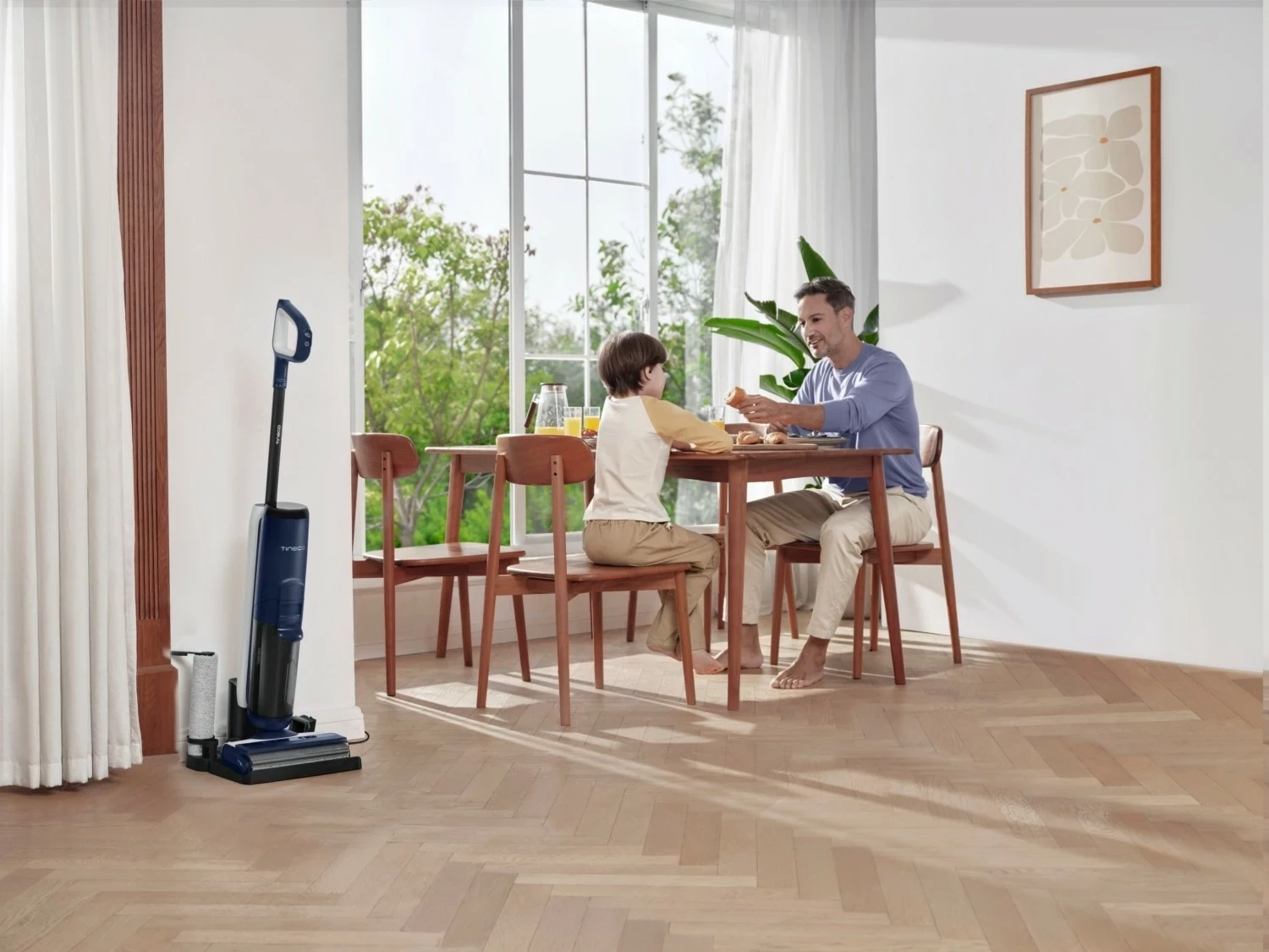 Sesalnik za hišne ljubljenčke brez kabla Tineco Floor One Switch S7, črn