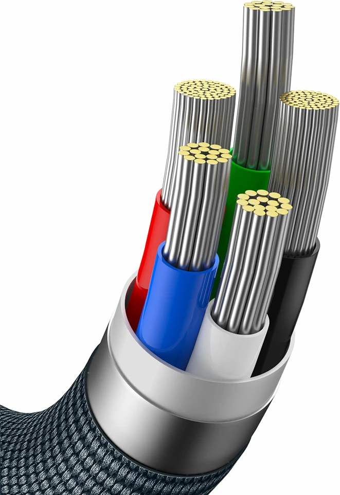 Kabel USB-C na Lightning, Baseus Crystal Shine CAJY000301, 2 m, 20W, črn