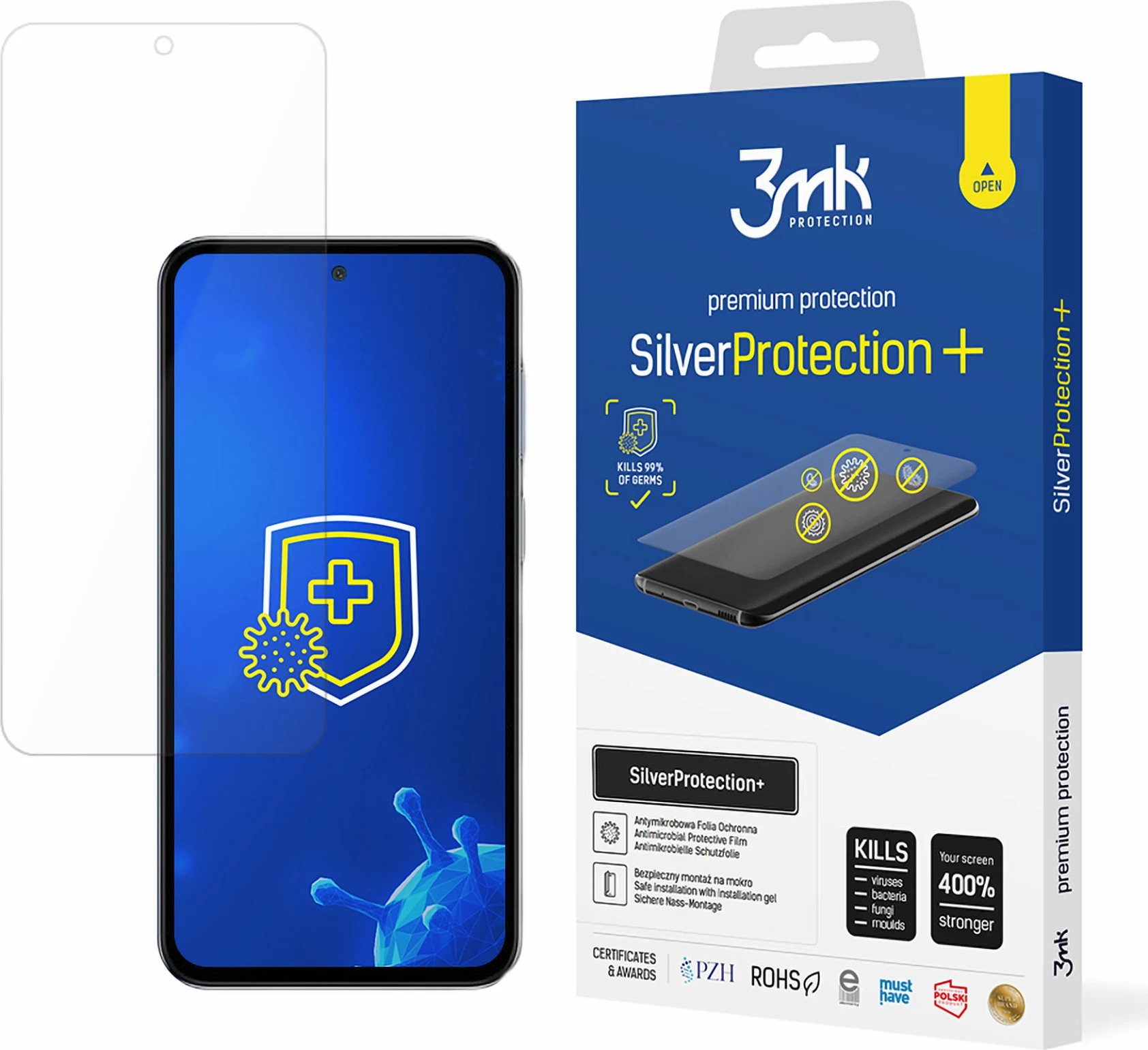 Zaščitna folija 3mk SilverProtection+ za Samsung Galaxy M35