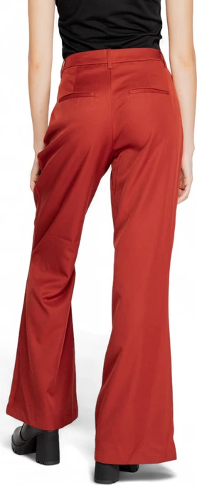 Hlače za ženske, rdeče, Vero Moda