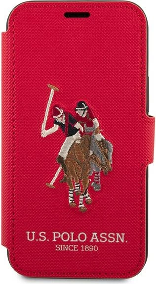 Ovitek za iPhone 12 mini, Polo vezenje, rdeč — U.S. Polo Assn. USFLBKP12SPUGFLRE