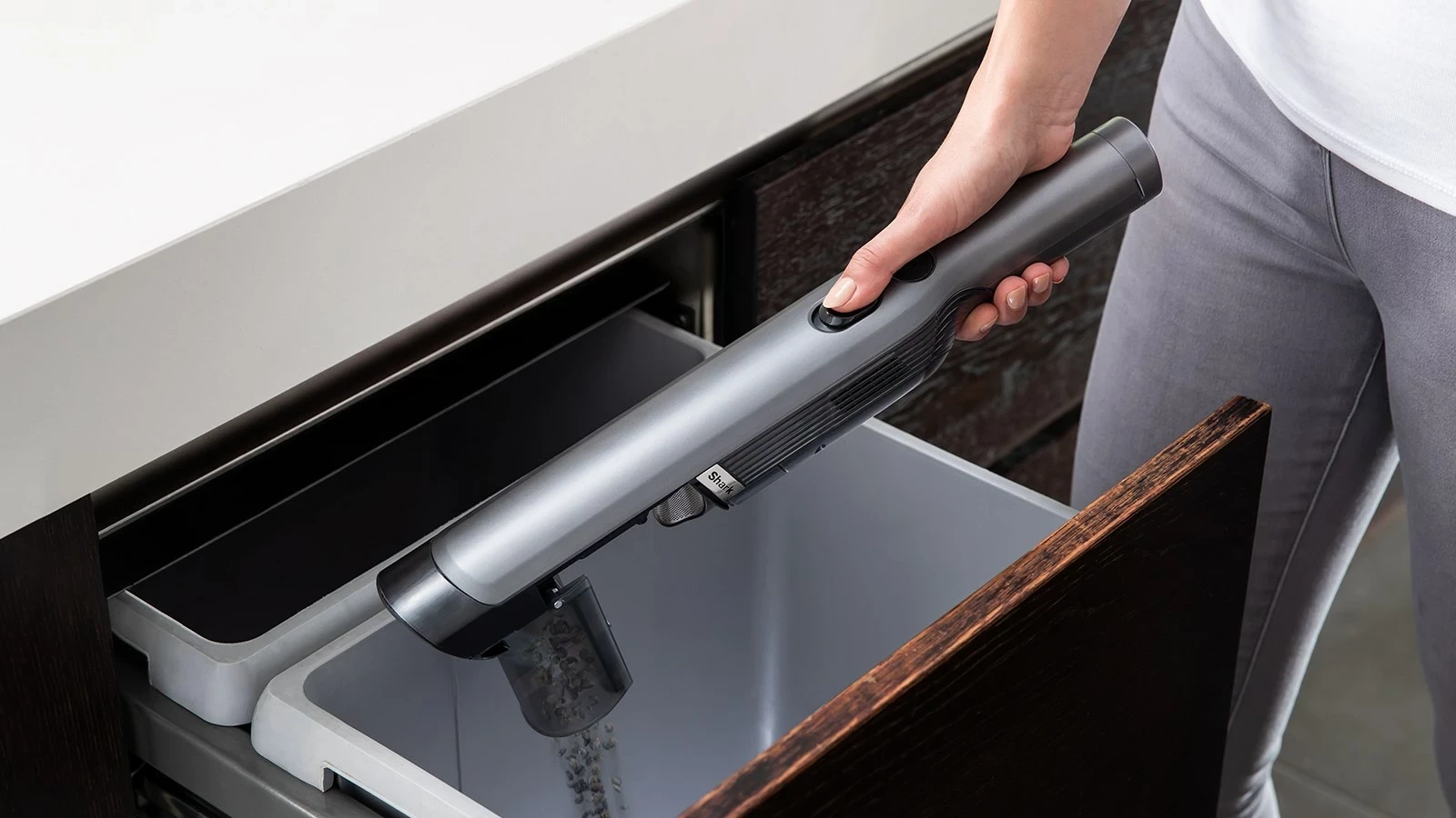 Ročni sesalnik Shark WV200, srebrn