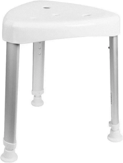 Stol za kopalnico Timago, svetlo siv