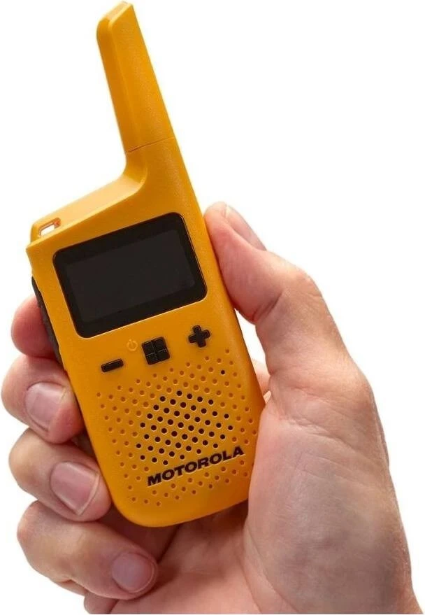 Walkie talkie 16 kanalov, rumen - Motorola T72