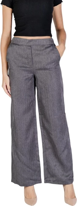 Hlače Jacqueline De Yong, ženske, sive