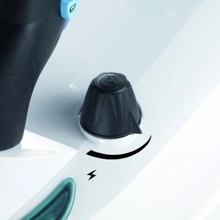 Parni čistilec Ariete xvapor deluxe, 1500 W, belo-modra