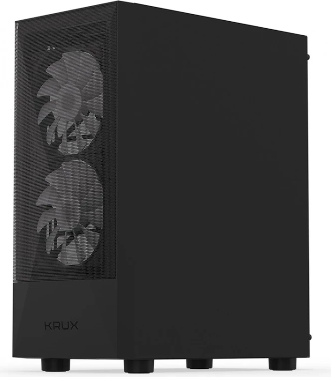 Kasetni računalniški ohišje Krux, črn