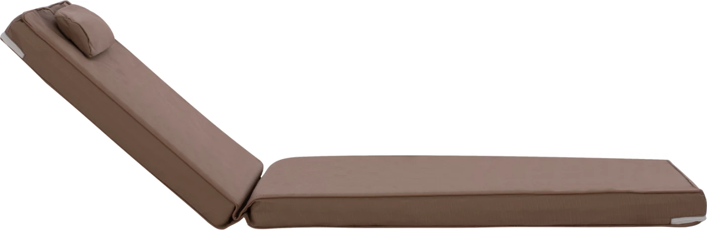 Blazina za ležalnik Textilene 600gr Sifnos moka FH11236.04T 196(117+1+78)x58x9 cm