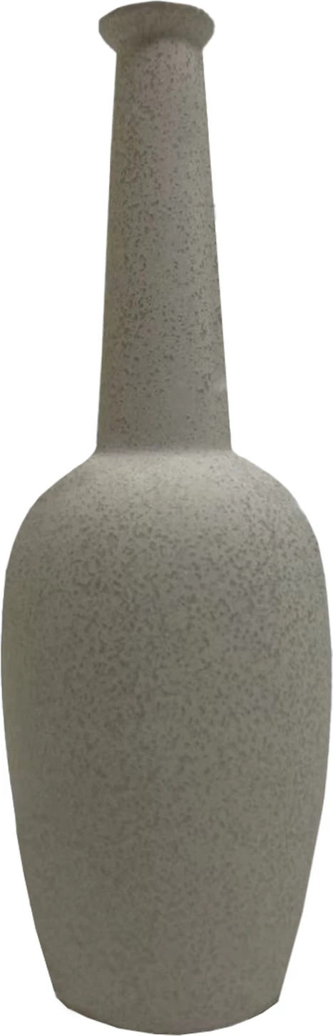 Keramična namizna dekoracija Elendil FH4592.01 v beli barvi s kristalizacijo Φ10x30.5Hcm