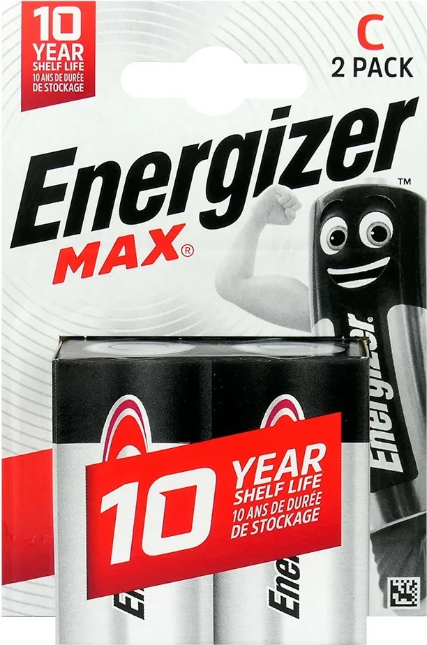 Alkalne baterije Energizer Max LR14/C, 2 kosa