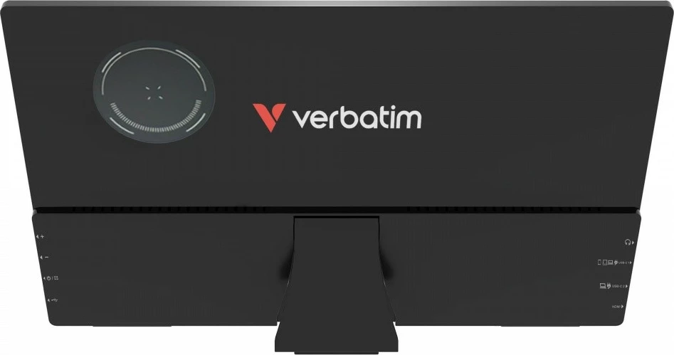 Prenosni zaslon na dotik 14" FHD IPS, Verbatim GMVE32088PLG Light, 60 Hz, 10-točkovni dotik, 2x USB-C + HDMI, vgrajeni zvočniki, z power bank 5000 mAh, črn