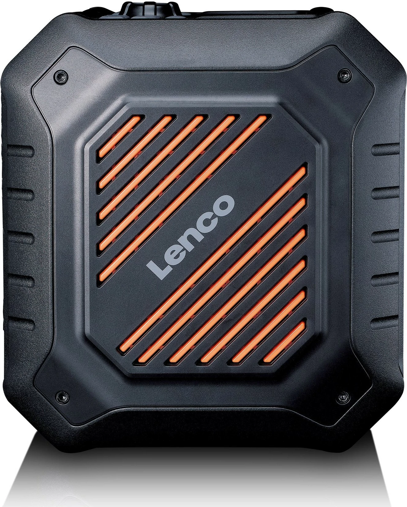 Prenosni radio z Bluetooth, 30 ur baterije, SD, črno/oranžen Lenco ODR-160GY Prenosni radio z Bluetooth, 30 ur baterije, SD, črno/oranžen Lenco ODR-160GY