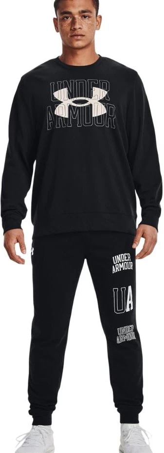 Duks, Under Armour UA Rival Terry Logo Crew, črn