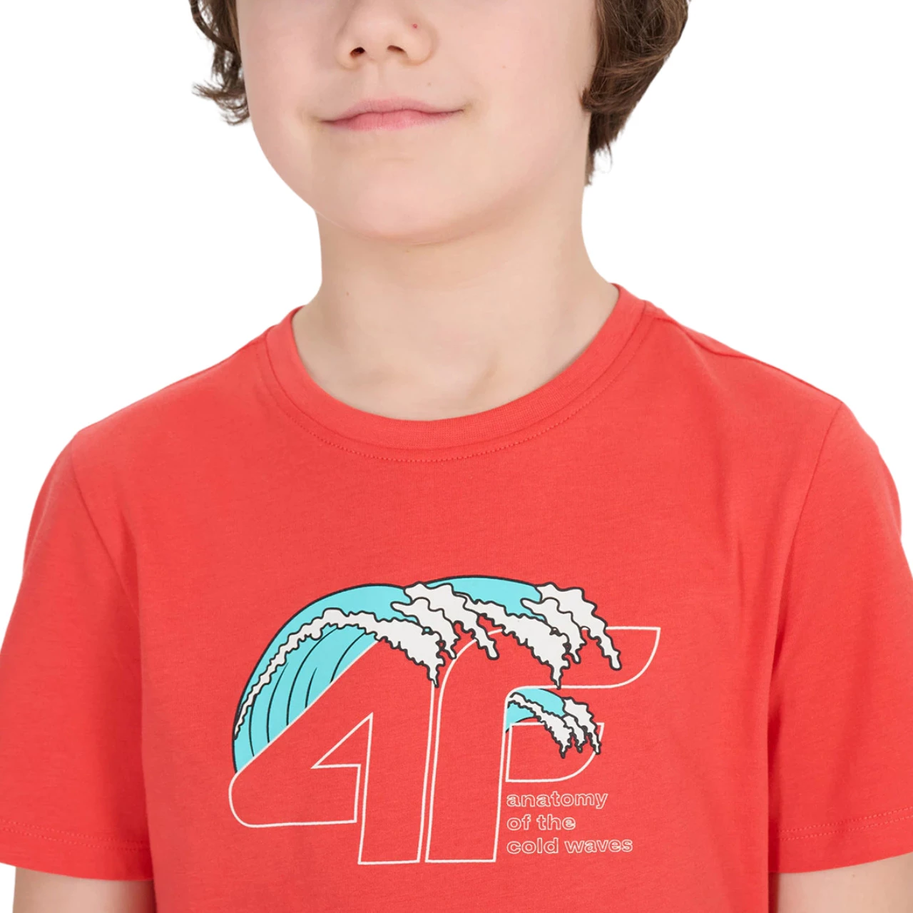 Majica za fante, oranžna, 4F Majica za fante, oranžna, 4F