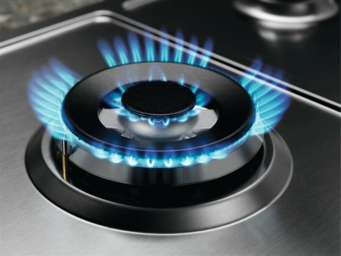 Plinska kuhalna plošča, 5 kuhalnih con, inox, Electrolux KGS75662SX