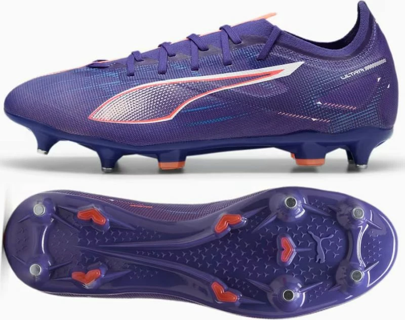 Superge za nogomet, Puma, močno vijolične, moški