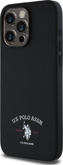 Zaščitni ovitek za iPhone 15 Pro Max 6,7", U.S. Polo Assn. USHCP15XPARK, črn