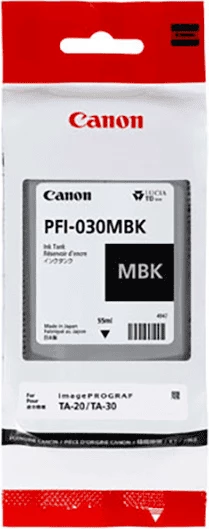 Kartuša s črnilom Canon PFI-030MBK (3488C001), 55 ml, mat črna